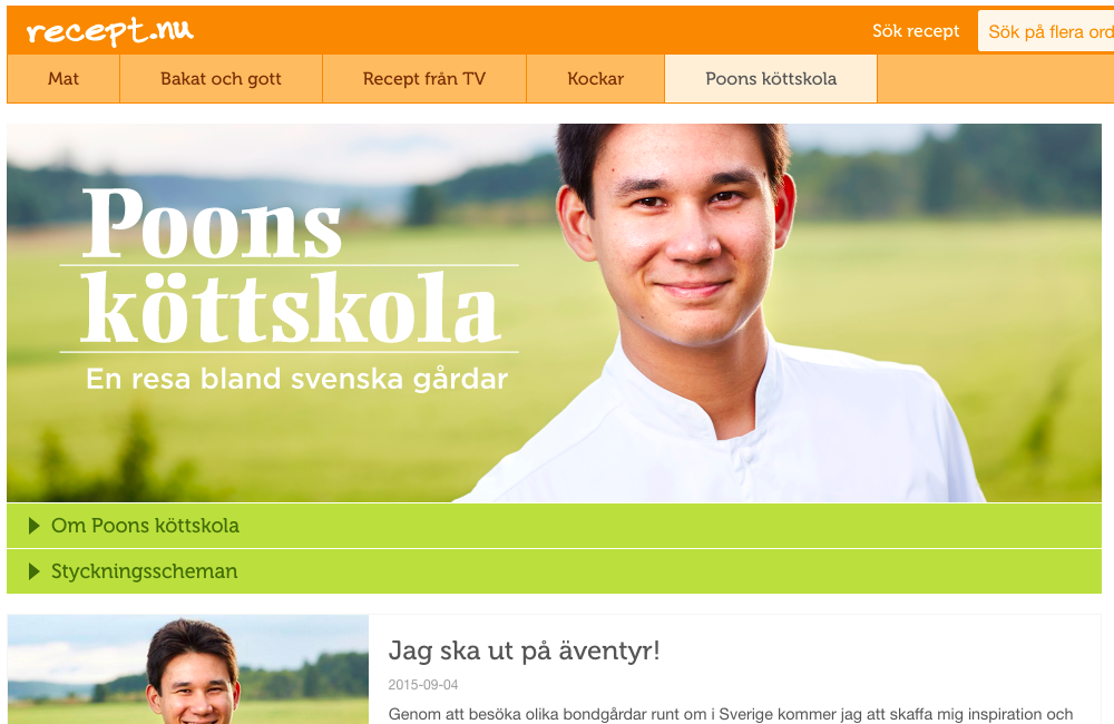 Dags att börja i köttskola